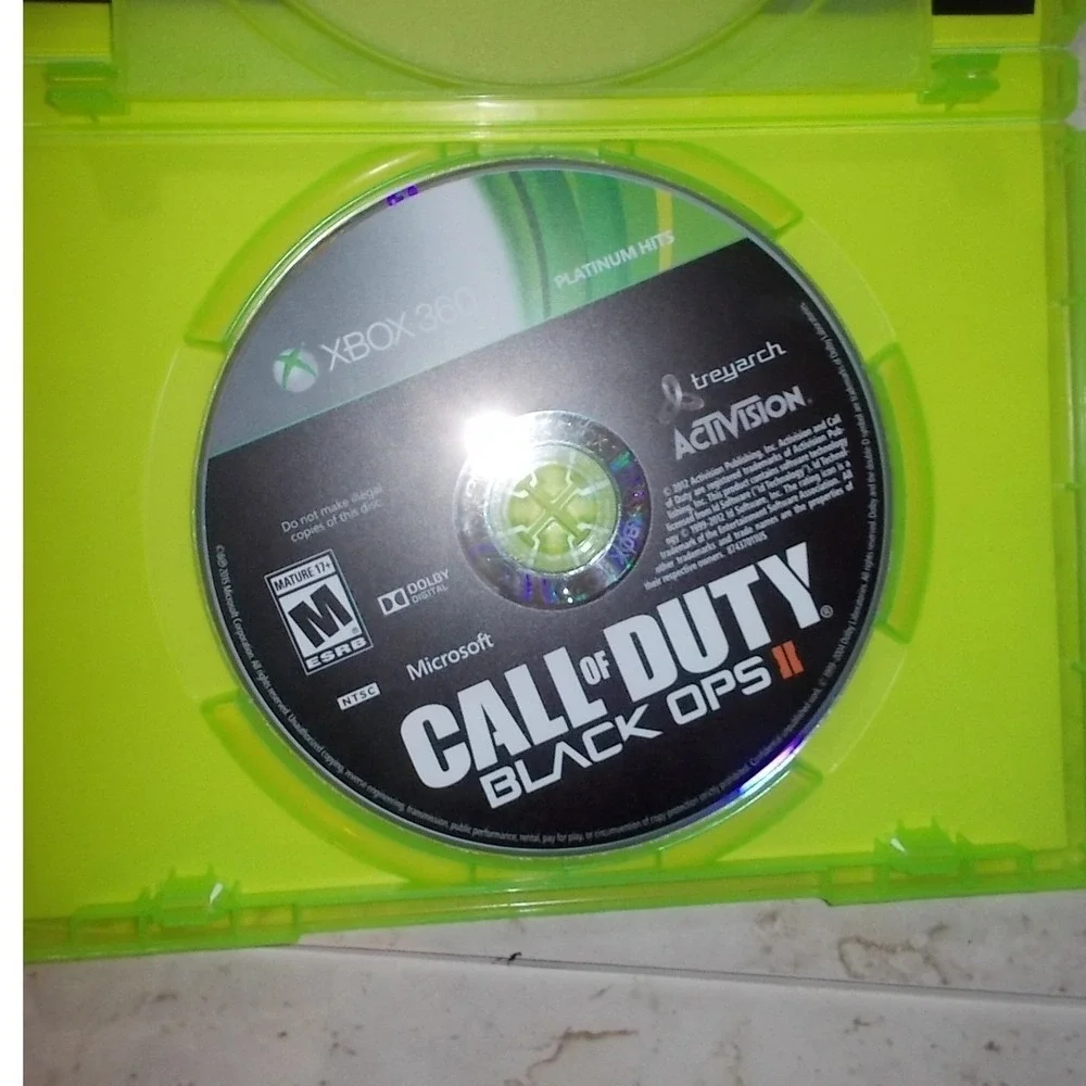 Call of Duty Black Ops 1 & 2 Combo Pack Xbox 360 Platinum Hits Activision FPS